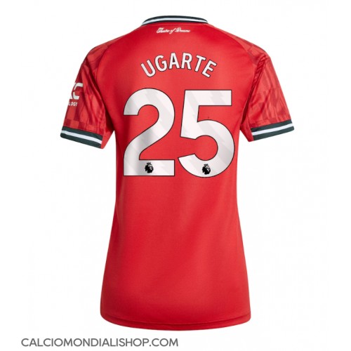 Maglie da calcio Manchester United Manuel Ugarte #25 Prima Maglia Femminile 2025-26 Manica Corta